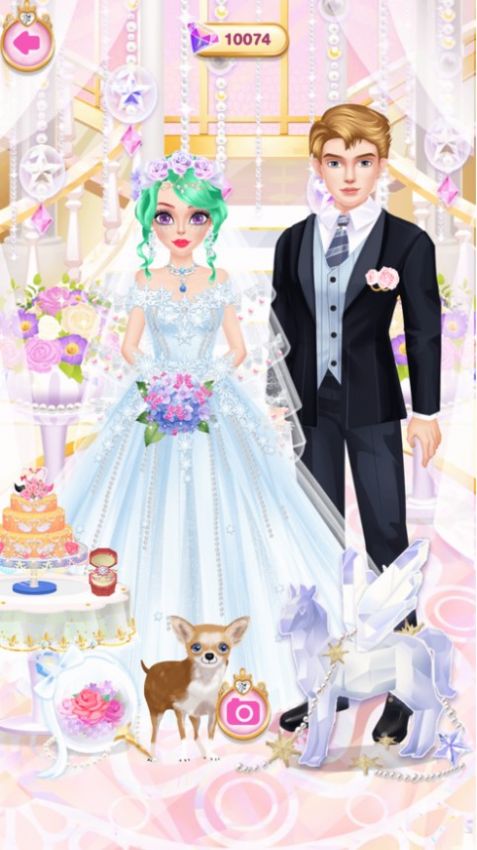女生婚纱设计婚礼安卓版游戏截图