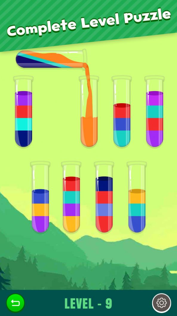 倒水排序大师安卓版游戏截图