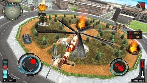 武装直升机机器人模拟器截图1