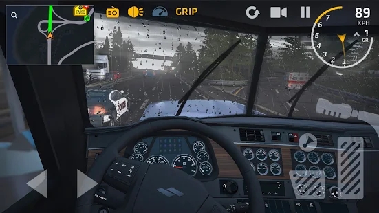 卡车模拟游戏终极截图1