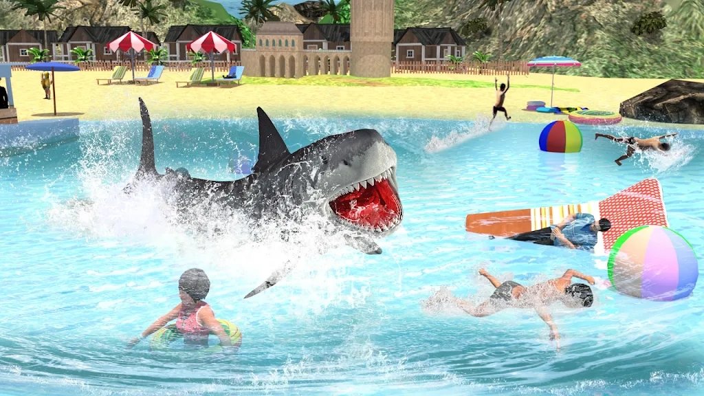 海鲨世界攻击3D截图2