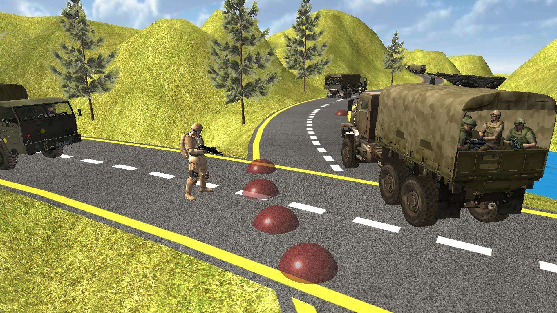 陆军货物运输卡车模拟器截图1