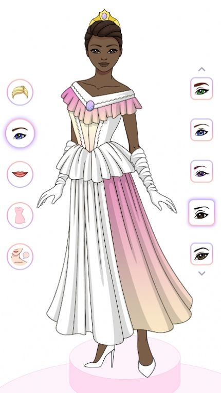 公主装扮和着色截图1