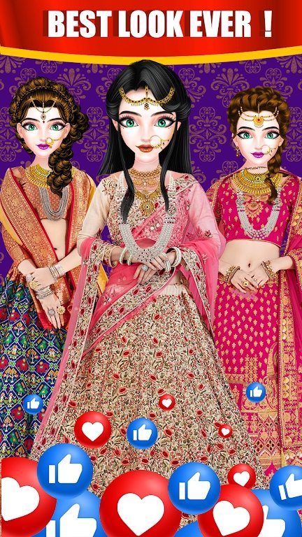 印度女孩新娘化妆截图1